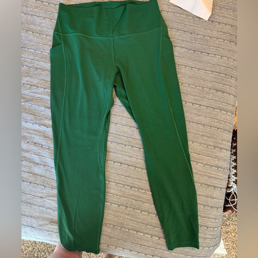 Green Womans leggings
